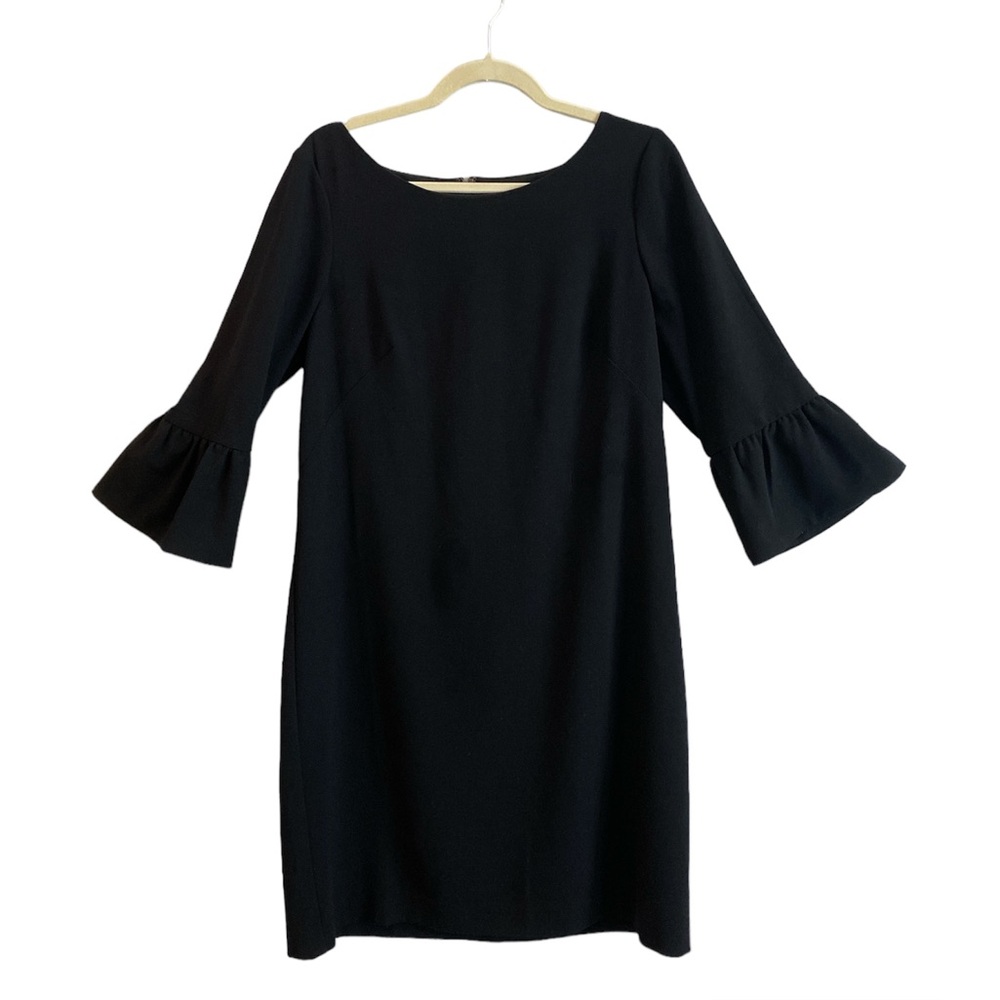 Talbots Black Dress with 3/4 Bell Sleeves, EUC, size 10
